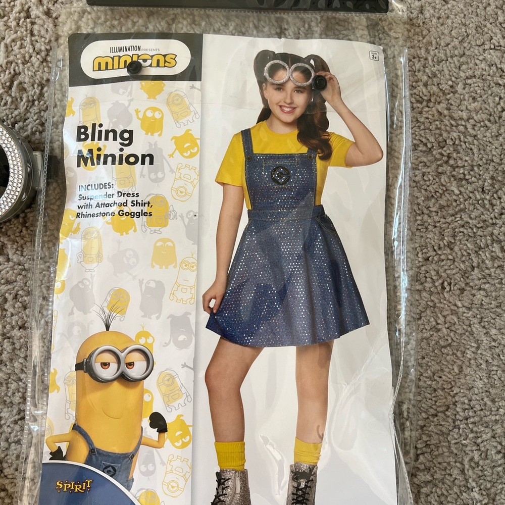 Minions Bling Minion Costume with Goggles
